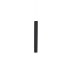 Pendul minimalist negru TUBE 1x35W GU10