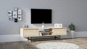 Comoda TV, Asse Home, Tauber, 180x50x40 cm, Safir