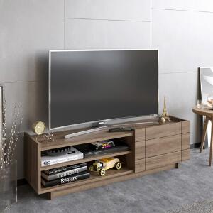 Comoda TV, Decorotika, Valantina, 140x41.4x37.1 cm, Nuc