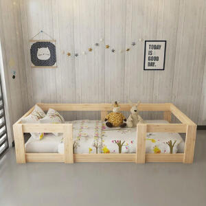 Cosulet bebelus pentru dormit Baby Nest, Dekzy, Plus 107, 196x96x55 cm, Stejar