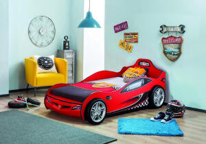 Pat auto, Çilek, Coupe Carbed (Red) (90X190), 109x80x208 cm, Multicolor