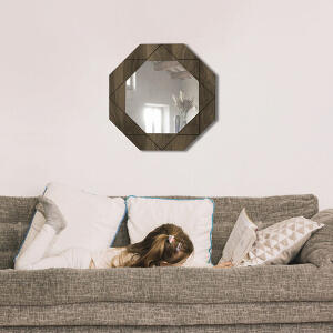 Oglinda decorativa, Tera Home, Pablo, 45x45 cm, PAL, Nuc