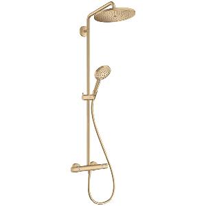 Coloana dus Hansgrohe Croma Select S 280,1 jet, termostat, brushed bronze - 26890140