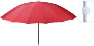 Umbrela pentru plaja Red, Ø240 cm, rosu