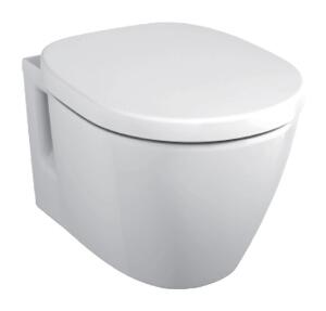 Vas WC Ideal Standard Connect Space, suspendat, pentru rezervor incastrat, alb - E804601