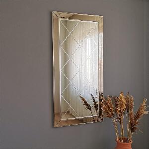 Oglinda decorativa Avant, Argint, 65x130x2 cm