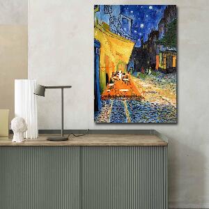Tablou Canvas Van Gogh Cafe Terasa, Multicolor, 100 x 70 cm