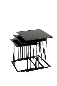 MASUTA DE CAFEA Küp Nesting Table, Aur, 37x46x37 cm