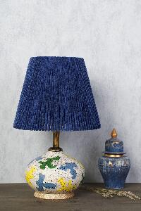 Veioza YL202 Lamp Shade, Albastru marin, 25x40x25 cm