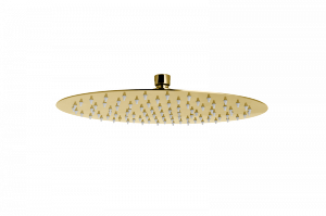 Palarie dus rotunda FDesign Inula, 300 mm, auriu lucios