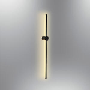 Lampa de perete L1174 Wall Lamp, Negru, 10x91x6 cm