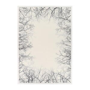 Covor reversibil Narma Pulse White, 100 x 160 cm, alb