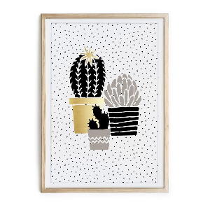 Tablou/poster înrămat Really Nice Things Cactus Family, 40 x 60 cm