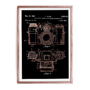 Tablou/poster înrămat Really Nice Things Camera, 40 x 60 cm