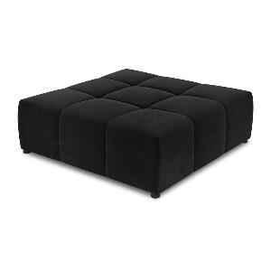 Modul pentru canapea negru cu tapițerie din catifea Rome Velvet - Cosmopolitan Design