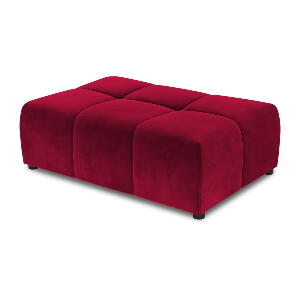 Modul pentru canapea roșu cu tapițerie din catifea Rome Velvet - Cosmopolitan Design