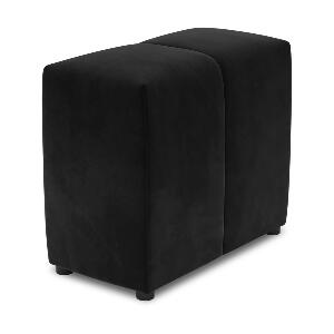 Spătar pentru canapea modulară negru cu tapițerie din catifea Rome Velvet - Cosmopolitan Design