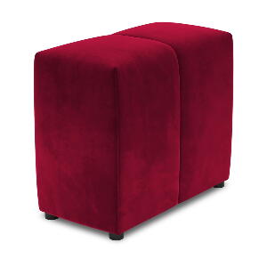 Spătar pentru canapea modulară roșu cu tapițerie din catifea Rome Velvet - Cosmopolitan Design