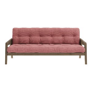 Canapeaua extensibilă roz 190 cm Grab Carob - Karup Design
