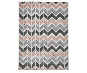 Covor Matrix Grey Pink 160x220 cm - Think Rugs, Gri & Argintiu,Roz