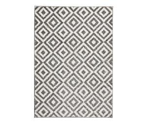 Covor Matrix Grey White 180x290 cm - Think Rugs, Alb