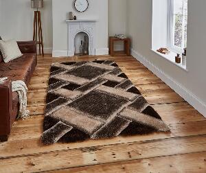Covor Noble House Modern Beige and Brown 120x170 cm - Think Rugs, Maro
