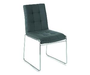 Set 2 scaune Alice Grey - Tomasucci, Gri & Argintiu
