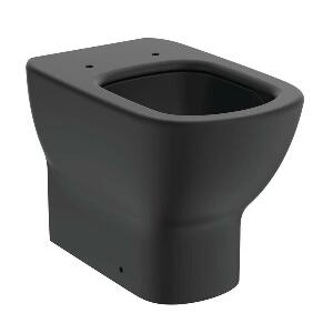 Vas wc pe pardoseala Ideal Standard Tesi AquaBlade back-to-wall negru mat