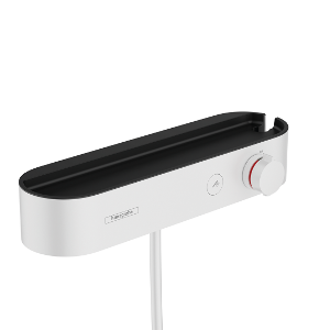 Baterie de dus termostatata Hansgrohe ShowerTablet Select alb mat