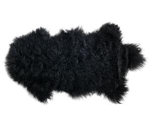 Covor Fur Black 50x90 cm - Tomasucci, Negru