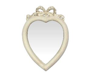 Oglinda Heart Antique White - Bolzonella, Alb