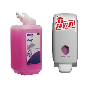 Pachet promotional sapun lichid Kleenex 1000 ml 6 rezerve + 1 dozator gratuit