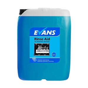Aditiv de clatire pentru masini automate de spalat vase Evans Rinse Aid 20 litri