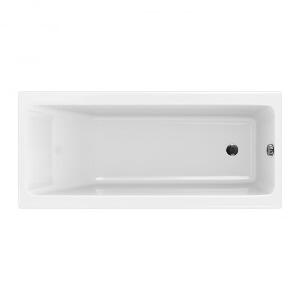 Cada baie incastrata Cersanit Crea, 160 x 75 cm, dreptunghiulara, alb lucios
