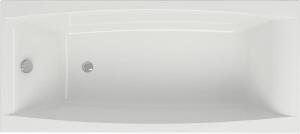 Cada baie incastrata Cersanit Virgo, 180 x 80 cm, dreptunghiulara, alb lucios