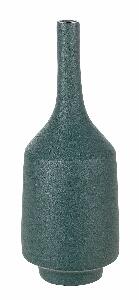 Vaza decorativa din aluminiu, Kothon S Verde Inchis, Ø12xH29,5 cm