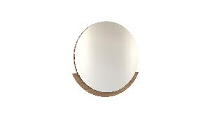 Oglinda decorativa din pal, Frame Natural, Ø83,3 cm