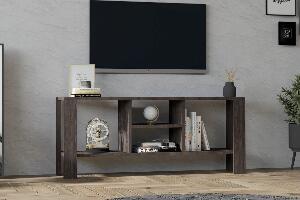 Comoda TV, Asse Home, Hodge, 120x50x34 cm, Maro