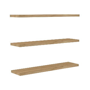 Rafturi de perete cu aspect de lemn de stejar 3 buc. Boss - Kalune Design