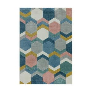 Covor Asiatic Carpets Hexagon Multi, 160 x 230 cm