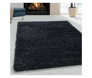 Covor Fluffy Anthracite 60x110 cm - Ayyildiz Carpet, Gri & Argintiu