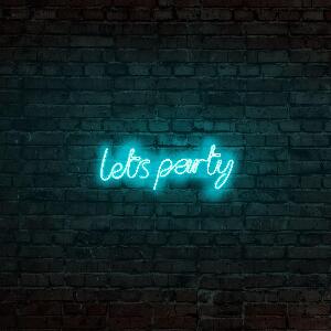 Aplica de Perete Neon Lets Party, 51 x 19 cm