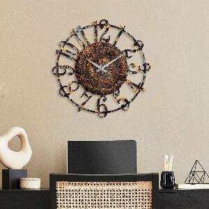 Ceas de perete Metal Wall Clock 15, Multicolor, 48x1x48 cm
