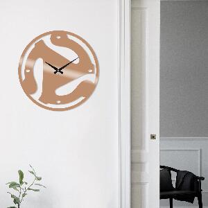 Ceas de perete Metal Wall Clock 5, Negru, 48x1x48 cm