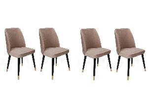 Set scaune (4 bucăți) Hugo V4 Chair Set (4 Pieces), Gri, 50x90x49 cm