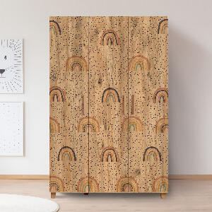 Sifonier Leva Hedera Dream Wardrobe 11, Stejar, 189x48x120 cm