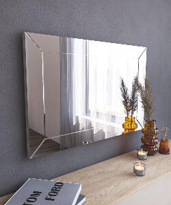Oglindă Relsa - White, Alb, 40x75x50 cm