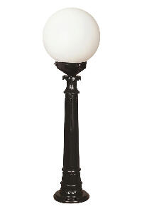 Lampadar de exterior, Avonni, 685AVN1156, Plastic ABS, Alb/Negru