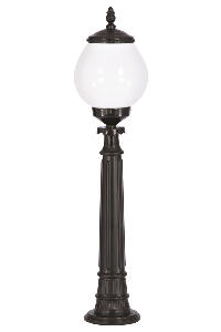 Lampadar de exterior, Avonni, 685AVN1284, Plastic ABS, Alb/Negru