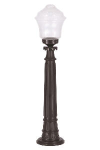 Lampadar de exterior, Avonni, 685AVN1323, Plastic ABS, Negru